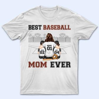 Best Baseball Mom Ever Personalized T-Shirt - Mother Gift - Thegiftio UK