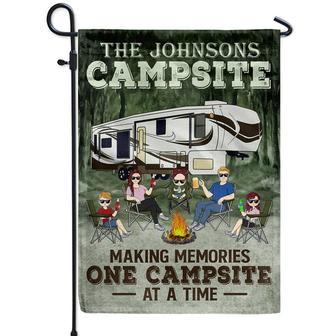 Making Memories One Campsite Custom Flag - Gift for Family - Thegiftio UK