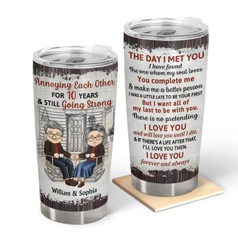 The Day I Met You Personalized Tumbler - Gift for Couples - Thegiftio UK