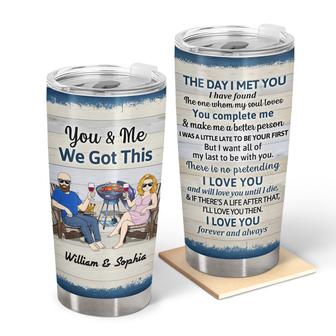 You And Me We Got This Personalized Tumbler - Couples Gift - Thegiftio UK