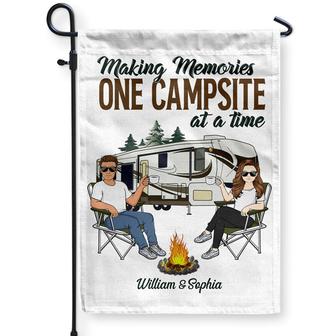 Making Memories One Campsite At A Time Custom Flag - Gift - Thegiftio UK