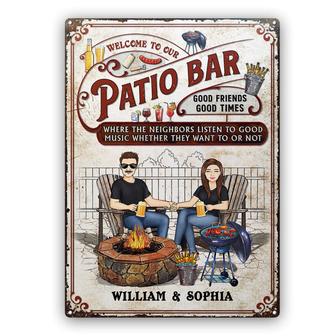 Backyard Bar Family Personalized Sign - Gift for Couples - Thegiftio UK