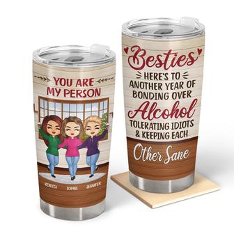 Best Friends Keeping Each Other Sane Custom Tumbler - Gift - Thegiftio UK