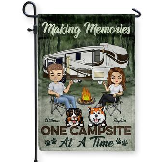 Making Memories One Campsite At A Time Custom Flag - Gift - Thegiftio UK