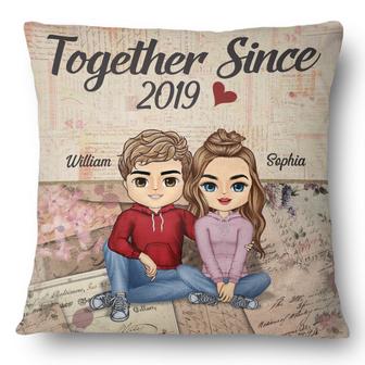 Together Since Personalized Pillow - Gift for Couples - Thegiftio UK