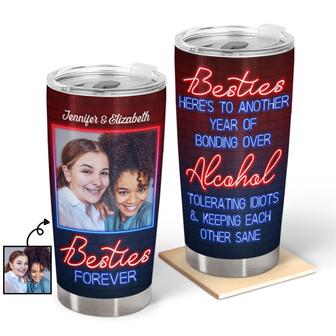 Here's To Another Year Of Bonding Personalized Tumbler - Thegiftio UK