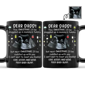 Custom Photo Baby Bump To Daddy Mug - Gift for Parents-to-Be - Thegiftio UK