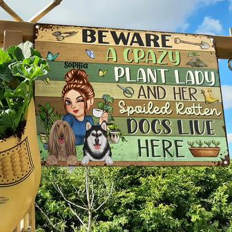 A Crazy Plant Lady & Her Spoiled Rotten Dogs Live Here - Thegiftio UK