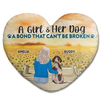 A Bond That Can't Be Broken Custom Pillow - Dog Lovers Gift - Thegiftio UK
