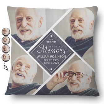 Custom Photo In Loving Memory Pillow - Memorial Gift - Thegiftio UK