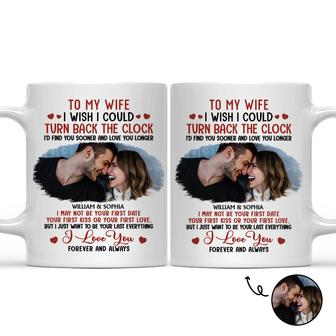 I Wish I Could Turn Back The Clock Custom Mug - Couples Gift - Thegiftio UK