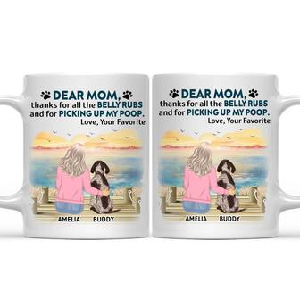 Thanks For All The Belly Rubs Personalized Mug - Thegiftio UK