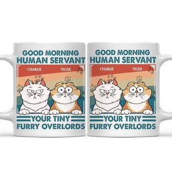 Good Morning Human Servant Personalized Mug - Thegiftio UK