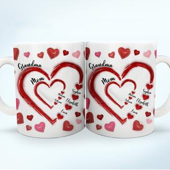 Mom's Grandma's Sweethearts Custom Mug - Gift for Mother - Thegiftio UK