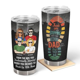 Thank You For Stepping Into Dad Custom Tumbler - Father Gift - Thegiftio UK