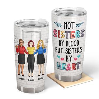 Best Friends Not Sisters Custom Tumbler - Gift for BFF - Thegiftio UK