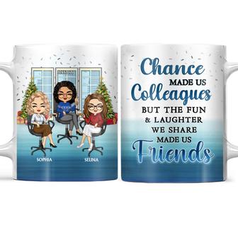 Work Made Us Colleagues Custom Mug - Christmas Gift - Thegiftio UK