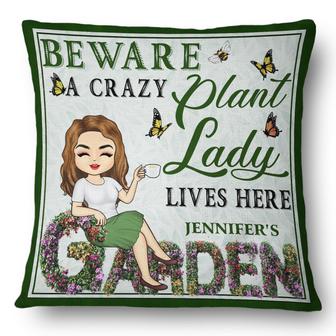 And Into The Garden I Go Personalized Pillow - Birthday Gift - Thegiftio UK