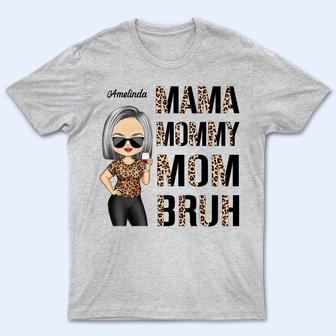 Mama Mommy Mom Bruh Personalized T-Shirt - Birthday Gift - Thegiftio UK