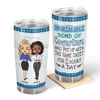 Unbreakable Bond Of Coworkers Custom Tumbler - Birthday Gift - Thegiftio UK