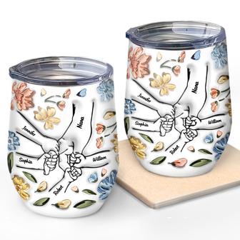 Hand In Hand I Will Always Protect You Custom Tumbler - Thegiftio UK