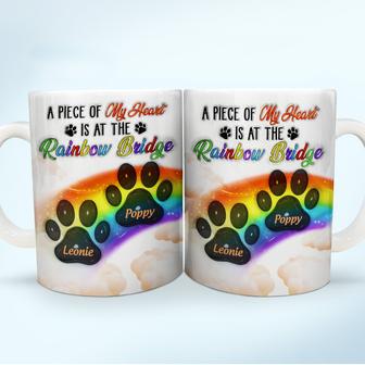 A Piece Of My Heart Custom Mug - Gift for Pet Lovers - Thegiftio UK