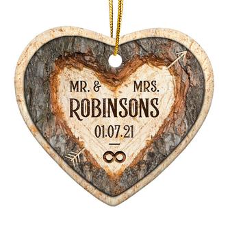Mr & Mrs Forever Personalized Ornament - Gift for Couples - Thegiftio UK