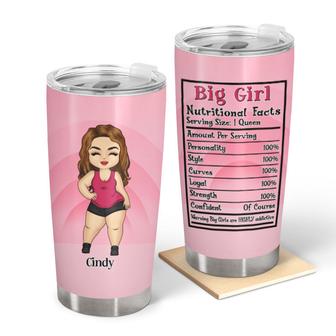 Big Girl Nutrition Facts Personalized Tumbler - Girls Gift - Thegiftio UK