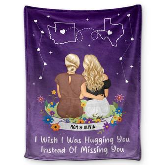 Instead Of Missing You - Personalized Fleece Blanket, Sherpa Blanket - Thegiftio UK