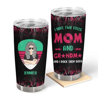 Two Titles Mom Grandma Custom Tumbler - Gift for Grandmother - Thegiftio UK