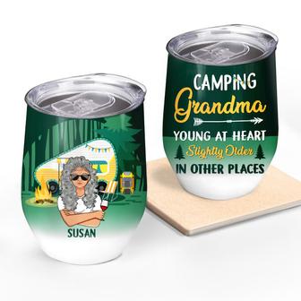 Camping Grandma Personalized Tumbler - Gift for Grandmother - Thegiftio UK