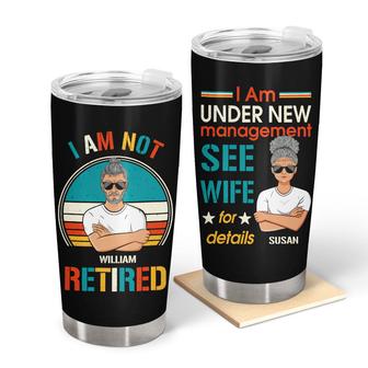 I Am Not Retired Personalized Tumbler - Gift for Grandpa - Thegiftio UK