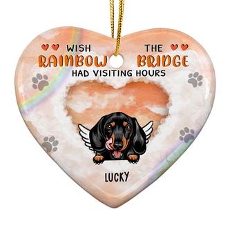 Dog Lovers Memorial Had Visiting Hours Custom Ornament - Thegiftio UK