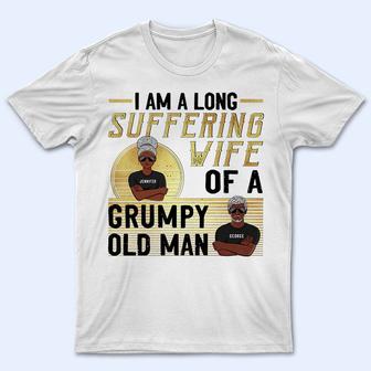 Long Suffering Wife Personalized Hoodie - Gift for Couples - Thegiftio UK