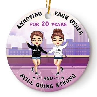 Annoying Each Other Personalized Ornament - Gift for Besties - Thegiftio UK