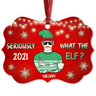 What The Elf Personalized Ornament - Christmas Gift - Thegiftio UK