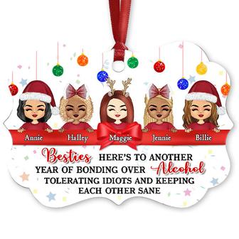 Bestie Chibi Keeping Each Other Sane Custom Ornament - Gift - Thegiftio UK
