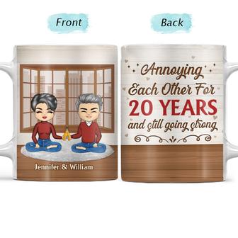 Family Couple Annoying Each Other Custom Mug - Couple Gift - Thegiftio UK