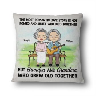 The Most Romantic Love Story Personalized Pillow - Thegiftio UK