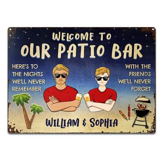 The Nights We'll Never Remember Custom Metal Sign - Thegiftio UK