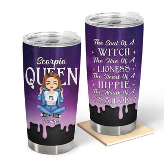 Soul Of A Witch Chibi Custom Tumbler - Astrology Lovers Gift - Thegiftio UK