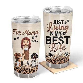 Dog Lovers Fur Mama Custom Tumbler - Gift for Dog Lovers - Thegiftio UK