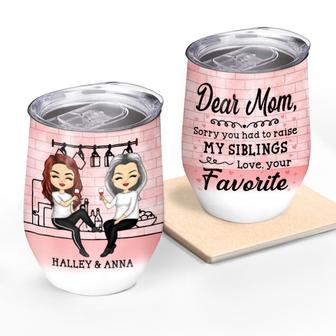 Raise My Siblings Personalized Tumbler - Gift for Mothers - Thegiftio UK