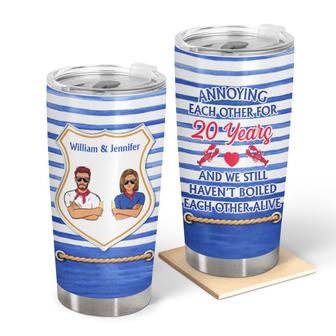Haven't Boiled Each Other Custom Tumbler - Gift for Couples - Thegiftio UK