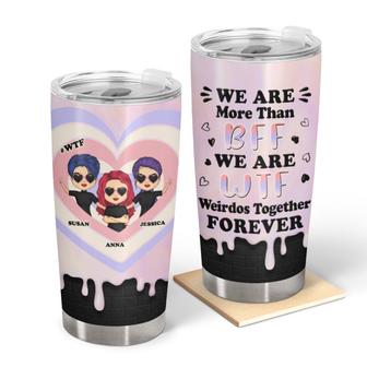 More Than BFF Personalized Tumbler - Gift for Bestie - Thegiftio UK