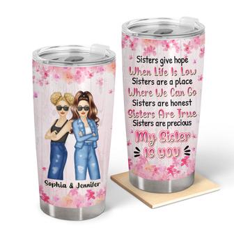 Sibling My Sister Is You Custom Tumbler - Gift for Sisters - Thegiftio UK
