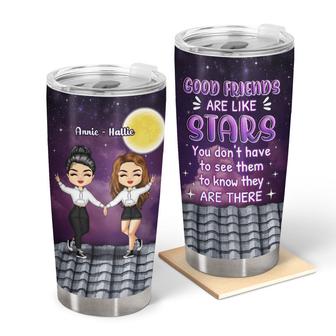 Bestie Good Friends Are Like Stars Custom Tumbler - Gift - Thegiftio UK