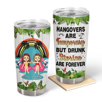 Bestie Flamingo Float Custom Tumbler - Gift for Bestie - Thegiftio UK