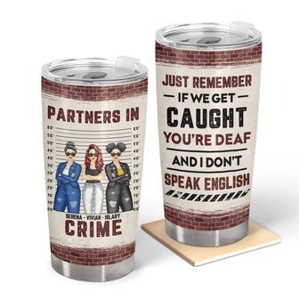 Bestie Partner In Crime Custom Tumbler - Gift for BFF - Thegiftio UK