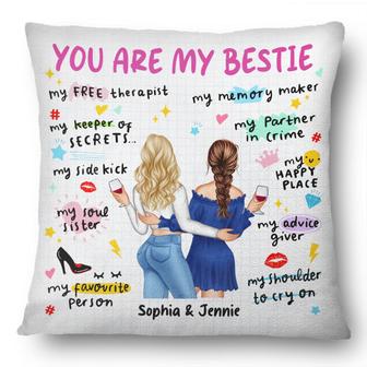 You Are My Bestie Personalized Pillow - Gift for Besties - Thegiftio UK